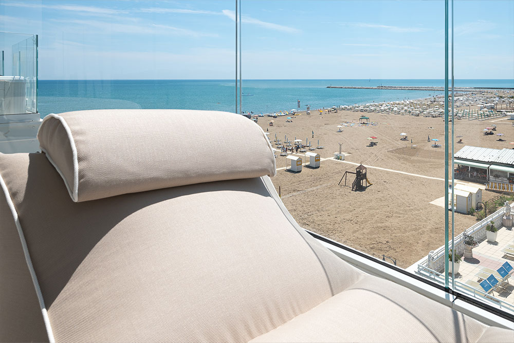 Suite Mare camera vista mare con jacuzzi privata - Unico Hotel 5 Stelle Caorle
